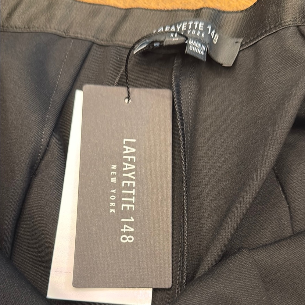 Lafayette 148 New York Black Ankle Pants - Picture 2 of 7